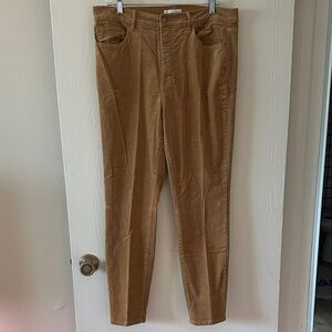 LOFT Tan Corduroy Pants